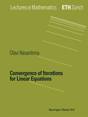 cover image of Convergence of Iterations for Linear Equations